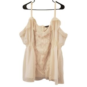 Ellos Cream Lace Camisole